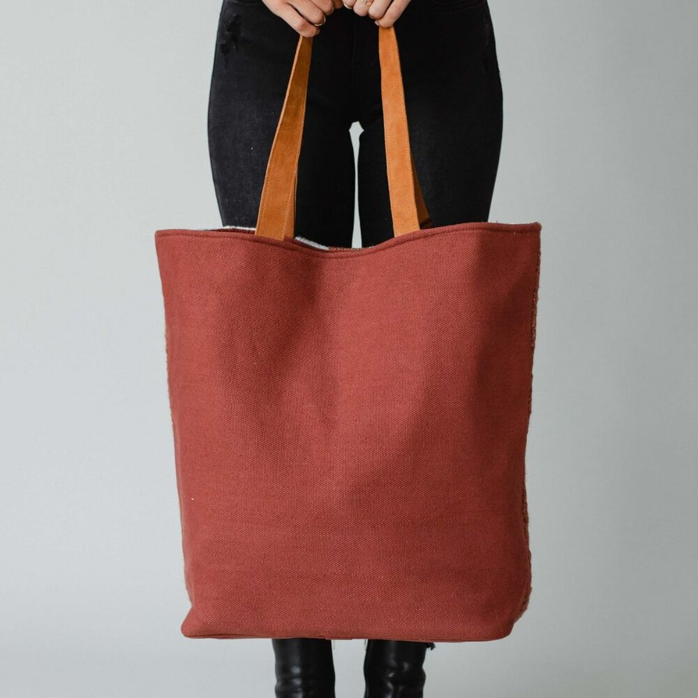 Autumn Leaves Large Tote - Picture 2 of 4